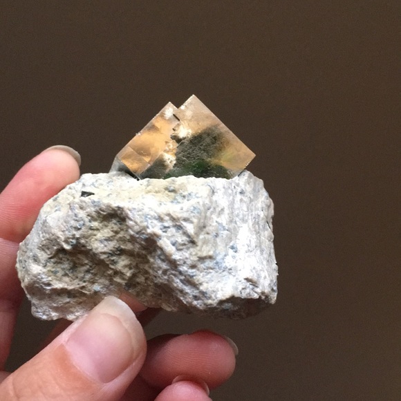 Pyrite cube on matrix - Picture 5 of 7